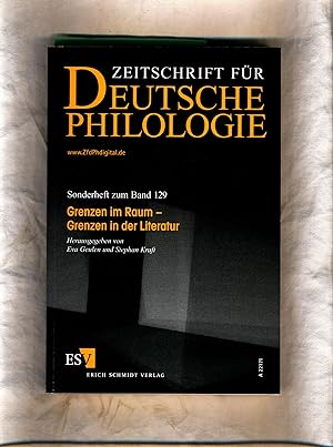 Immagine del venditore per Zeitschrift fr deutsche Philologie Grenzen im Raum - Grenzen in der Literatur venduto da avelibro OHG