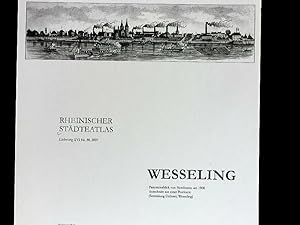 Bild des Verkufers fr Wesseling. (Rheinischer Stdteatlas, Band 88). Panoramablick von Nordosten um 1900. Nr. 88 : Lfg. 16. Wesseling zum Verkauf von Antiquariat Bookfarm