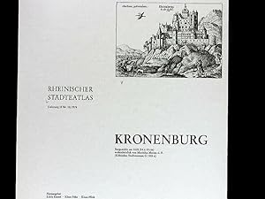 Bild des Verkufers fr Rheinischer Stdteatlas / Kronenburg. Nr. 10 : Lfg. 2. Kronenburg : Burgansicht um 1620. zum Verkauf von Antiquariat Bookfarm