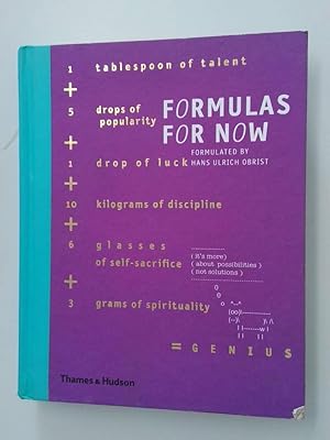 Seller image for Formulas for Now for sale by Antiquariat Buchhandel Daniel Viertel