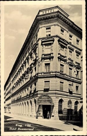 Ansichtskarte / Postkarte Wien 8. Josefstadt Österreich, Hotel Hammerand