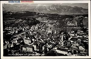 Ansichtskarte / Postkarte Feldkirch Vorarlberg, Totalansicht, Schweizerberge