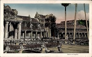 Bild des Verkufers fr Ansichtskarte / Postkarte Kambodscha, Ruines d'Angkor zum Verkauf von akpool GmbH