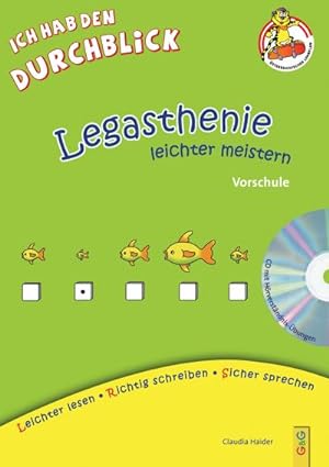 Seller image for Legasthenie leichter meistern - Vorschule, m. Audio-CD : LRS - Leichter lesen, Richtig schreiben, Sicher sprechen for sale by AHA-BUCH GmbH