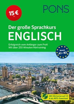 Bild des Verkufers fr PONS Der groe Sprachkurs Englisch : Erfolgreich vom Anfnger zum Profi - Mit ber 250 Minuten Hrtraining zum Verkauf von AHA-BUCH GmbH