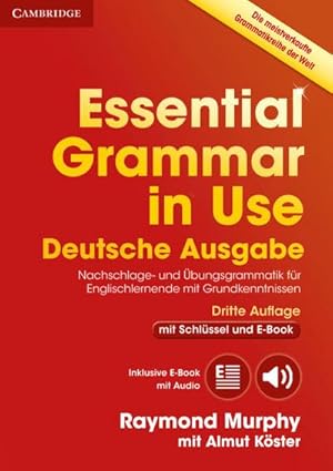 Bild des Verkufers fr Essential Grammar in Use. German Third Edition . Book with answers and Interactive ebook zum Verkauf von AHA-BUCH GmbH