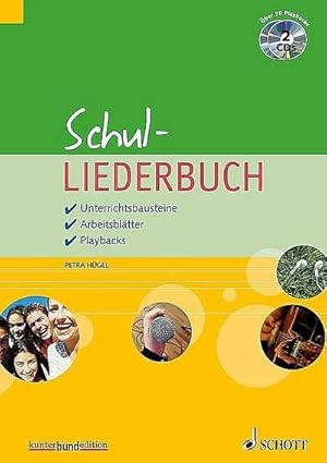 Image du vendeur pour Schul-Liederbuch, Lehrerband m. 2 Audio-CDs : Unterrichtsbausteine / Arbeitsbltter / Playbacks. Lehrerband. mis en vente par AHA-BUCH GmbH