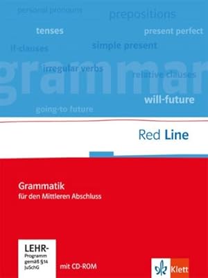 Immagine del venditore per Red Line. Klassen 5-10. Grammatik fr den mittleren Abschluss mit Lernsoftware venduto da AHA-BUCH GmbH