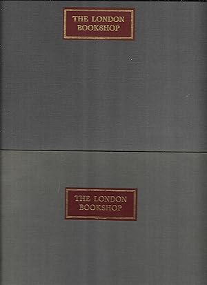 Imagen del vendedor de The London bookshop : a pictorial record of the antiquarian book trade, portraits and premises Part 1 (1971) & 2 (1977) a la venta por Gwyn Tudur Davies