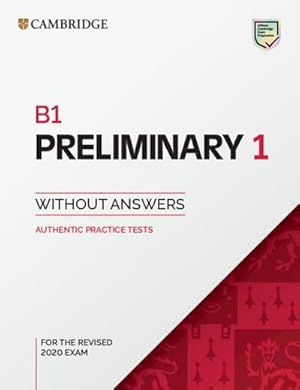 Imagen del vendedor de Cambridge English Preliminary 1 for revised exam from 2020 - Student's Book without Answers a la venta por AHA-BUCH GmbH