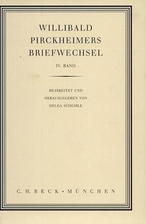 Immagine del venditore per Willibald Pirckheimers Briefwechsel Bd. 4 venduto da AHA-BUCH GmbH