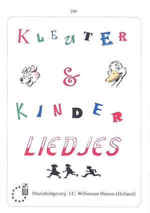 Bild des Verkufers fr Kleuter & Kinderliedjes zum Verkauf von AHA-BUCH GmbH