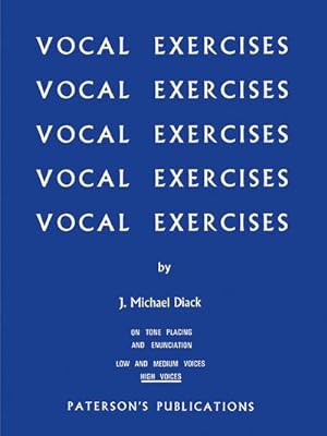 Seller image for Vocal Exercises On Tone Placing and Enunciation for sale by AHA-BUCH GmbH