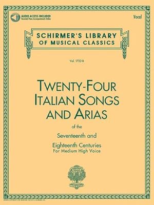 Seller image for 24 Italian Songs & Arias - Medium High Voice for sale by AHA-BUCH GmbH