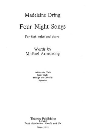 Seller image for 4 Night Songs for sale by AHA-BUCH GmbH