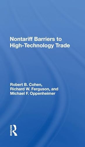Image du vendeur pour Nontariff Barriers To High-technology Trade mis en vente par moluna