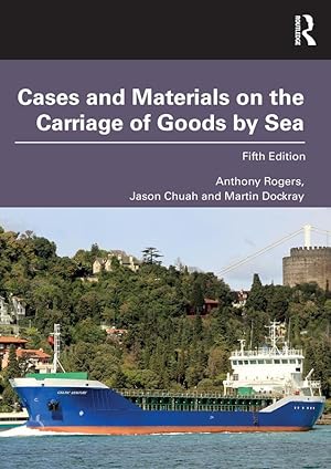 Bild des Verkufers fr Cases and Materials on the Carriage of Goods by Sea zum Verkauf von moluna