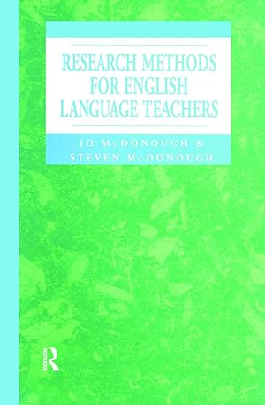 Image du vendeur pour McDonough, J: Research Methods for English Language Teachers mis en vente par moluna