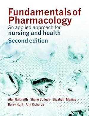 Imagen del vendedor de Galbraith, A: Fundamentals of Pharmacology a la venta por moluna