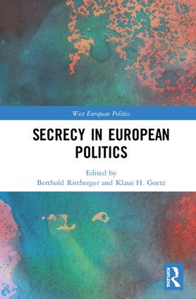 Seller image for Secrecy in European Politics for sale by moluna