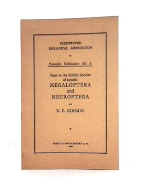 Image du vendeur pour Keys to the British Species of Aquatic Megaloptera and Neuroptera mis en vente par World of Rare Books