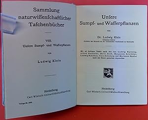 Seller image for Unsere Sumpf- und Wasserpflanzen - Sammlung naturwissenschaftlicher Taschenbcher Band VIII for sale by biblion2