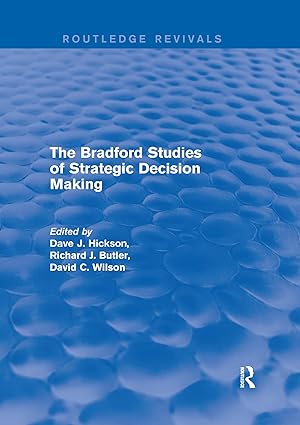 Seller image for The Bradford Studies of Strategic Decision Making for sale by moluna