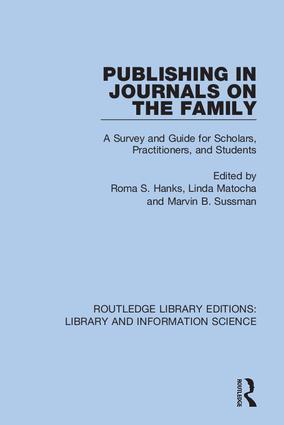 Seller image for Publishing in Journals on the Family for sale by moluna