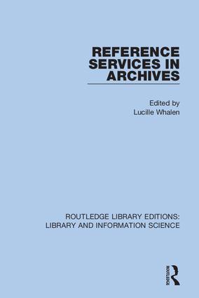 Seller image for Reference Services in Archives for sale by moluna
