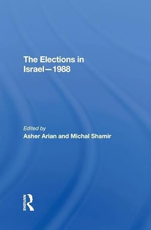 Seller image for Arian, A: The Elections In Israel1988 for sale by moluna