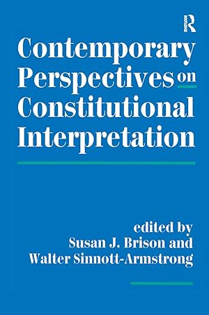 Seller image for Brison, S: Contemporary Perspectives On Constitutional Inter for sale by moluna