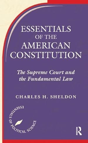 Seller image for Wasby, S: Essentials Of The American Constitution for sale by moluna