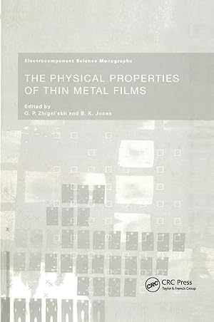 Immagine del venditore per The Physical Properties of Thin Metal Films venduto da moluna
