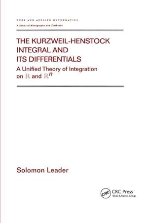 Seller image for Leader, S: The Kurzweil-Henstock Integral and Its Differenti for sale by moluna