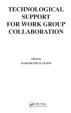 Immagine del venditore per Technological Support for Work Group Collaboration venduto da moluna