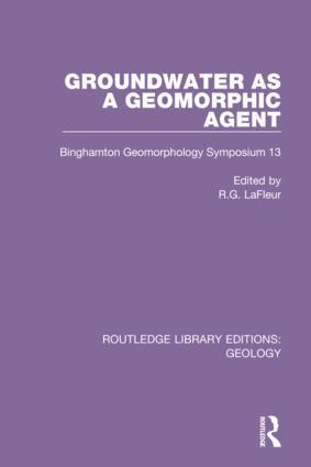 Seller image for Groundwater as a Geomorphic Agent for sale by moluna