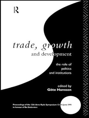 Imagen del vendedor de Trade, Growth and Development a la venta por moluna