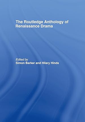 Seller image for The Routledge Anthology of Renaissance Drama for sale by moluna