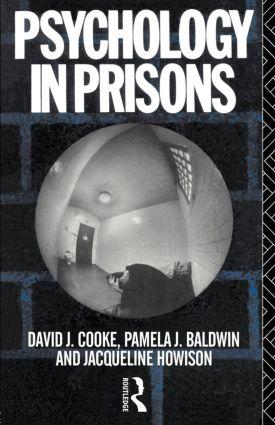 Imagen del vendedor de Cooke, D: Psychology in Prisons a la venta por moluna