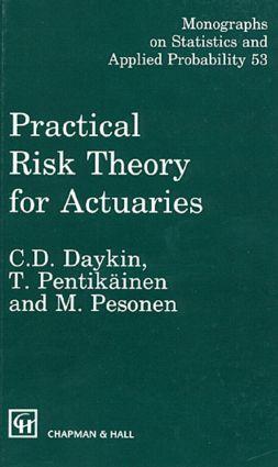 Imagen del vendedor de Daykin, C: Practical Risk Theory for Actuaries a la venta por moluna