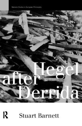 Seller image for Barnett, S: Hegel After Derrida for sale by moluna