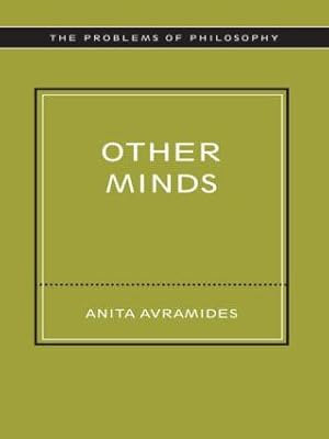 Immagine del venditore per Avramides, A: Other Minds venduto da moluna