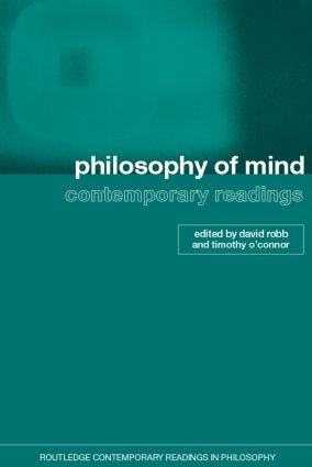 Bild des Verkufers fr Philosophy of Mind: Contemporary Readings zum Verkauf von moluna