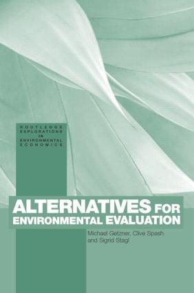 Immagine del venditore per Getzner, M: Alternatives for Environmental Valuation venduto da moluna