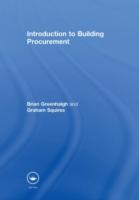 Bild des Verkufers fr Greenhalgh, B: Introduction to Building Procurement zum Verkauf von moluna