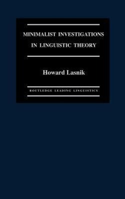 Seller image for Lasnik, H: Minimalist Investigations in Linguistic Theory for sale by moluna