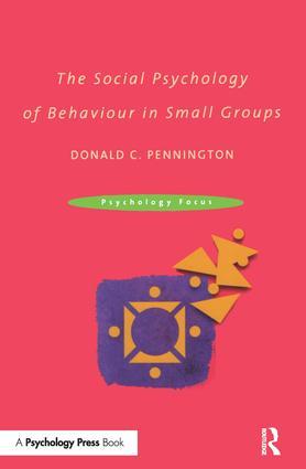 Immagine del venditore per Pennington, D: The Social Psychology of Behaviour in Small G venduto da moluna
