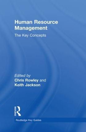 Image du vendeur pour Rowley, C: Human Resource Management: The Key Concepts mis en vente par moluna
