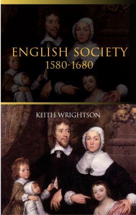 Seller image for Wrightson, K: English Society 1580-1680 for sale by moluna