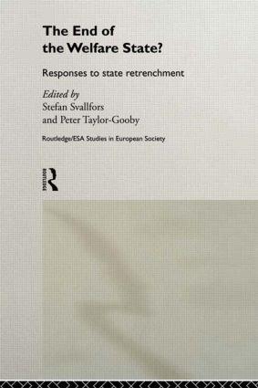 Imagen del vendedor de Svallfors, S: End of the Welfare State? a la venta por moluna